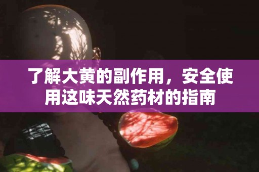 了解大黄的副作用，安全使用这味天然药材的指南